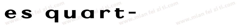es quart字体转换